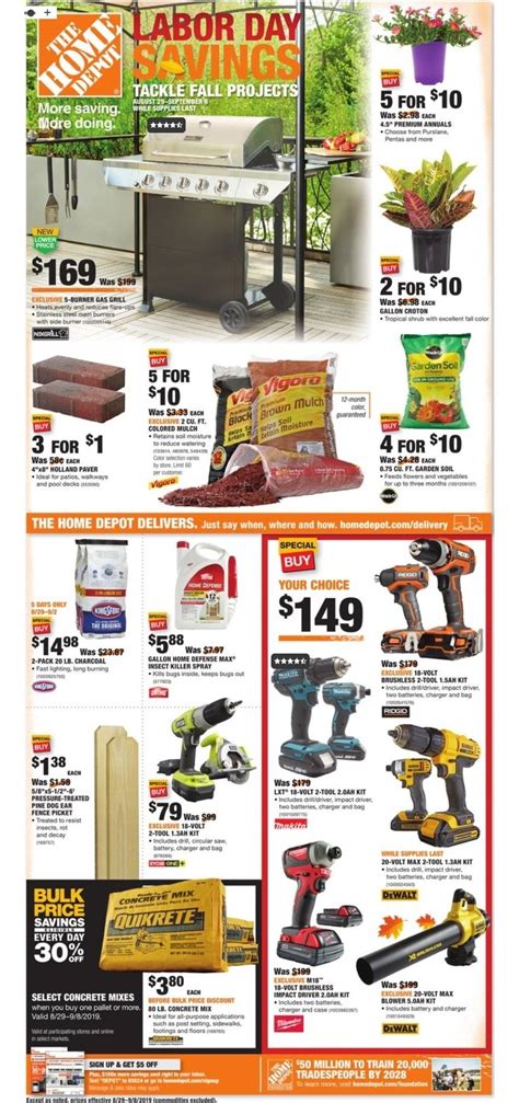 What Stores Sell Electrical Tools For Black Friday - Home Depot Labor Day Sale Ad and Deals | TheBlackFriday.com