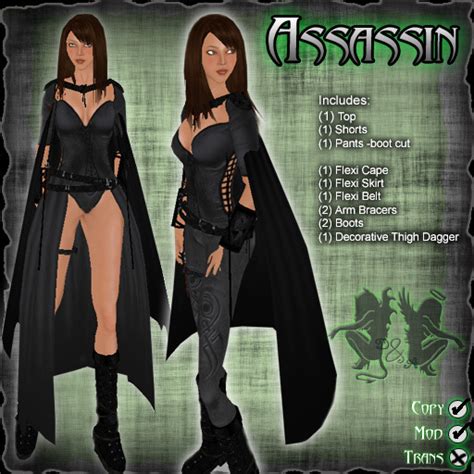 Second Life Marketplace Assassin Female