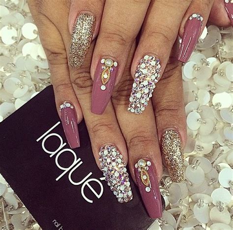 Hot Pink Nail Designs With Rhinestones Freshen Up Your Nail Game For