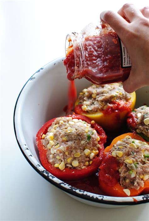 Easiest Ever Stuffed Peppers Bev Cooks