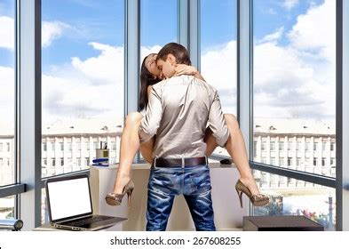 Babe Business Couple Are Having Sex In The Workplace Images Stock Photos Vectors