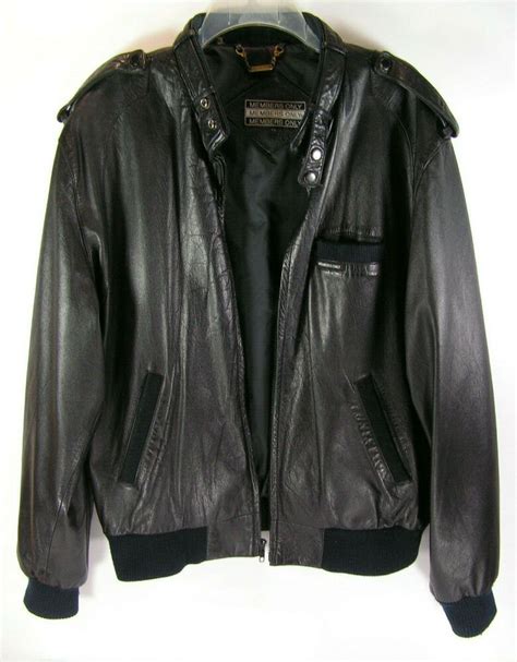 Vintage Members Only Leather Jacket A Timeless Fashion Statement