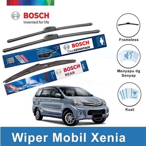 Jual Wiper Bosch Depan Belakang Daihatsu New Xenia Frameless H Depan Belakang