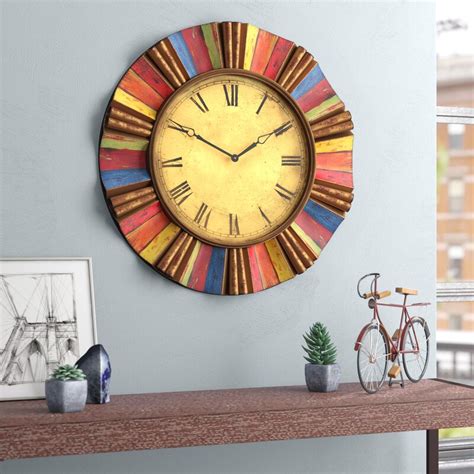 Williston Forge Oversized 305 Wall Clock And Reviews Wayfair