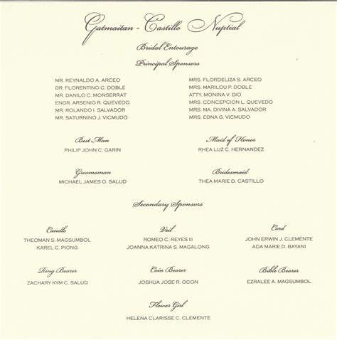 Among the most challenging parts in every wedding preparation is with regards to composing the wedding entourage. Wedding Entourage Invitation | PaperInvite