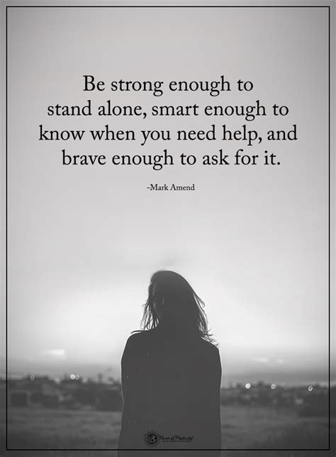 Stand Alone Stand Strong Quotes Shortquotescc