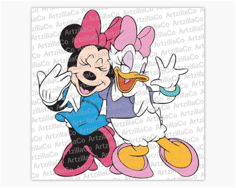 Minnie Mouse And Daisy Duck Best Friends Digital Download Etsy