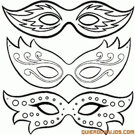 Antifaces Para Imprimir Imprimir Sobres Antifaz Mascaras Carnaval