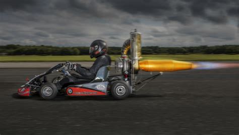 Check Out This Rocketing Jet Propelled Go Kart That Can Reach 112 Mph