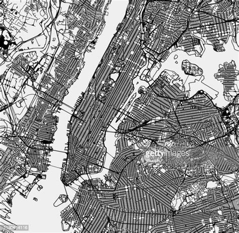 New York City Map Outline Photos And Premium High Res Pictures Getty