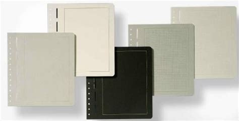 Haus der briefmarke, heidelberger landstr. 50 Leuchtturm Neutrale Blätter schwarzer Rand [BL19 ...