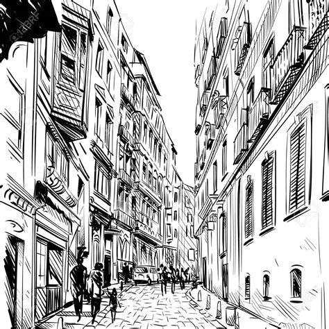 City Streets Drawing At Getdrawings Free Download