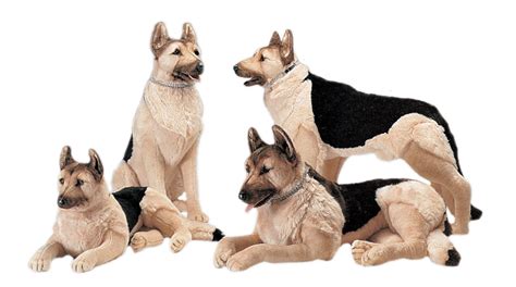 Plush German Shepherd Dogs Realistic Stuffed Animals