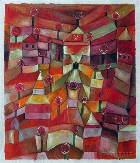 The Rose Garden Paul Klee Paintings
