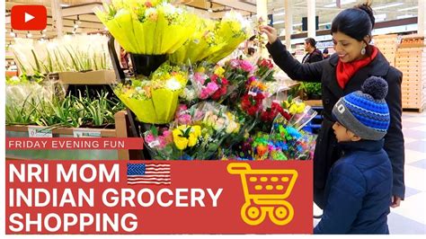 Nri Mom Grocery Shopping In Usa Indian Monthly Grocery Haul Hindi