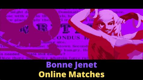 Bonne Jenet Online Matches Garou Mark Of The Wolves Youtube