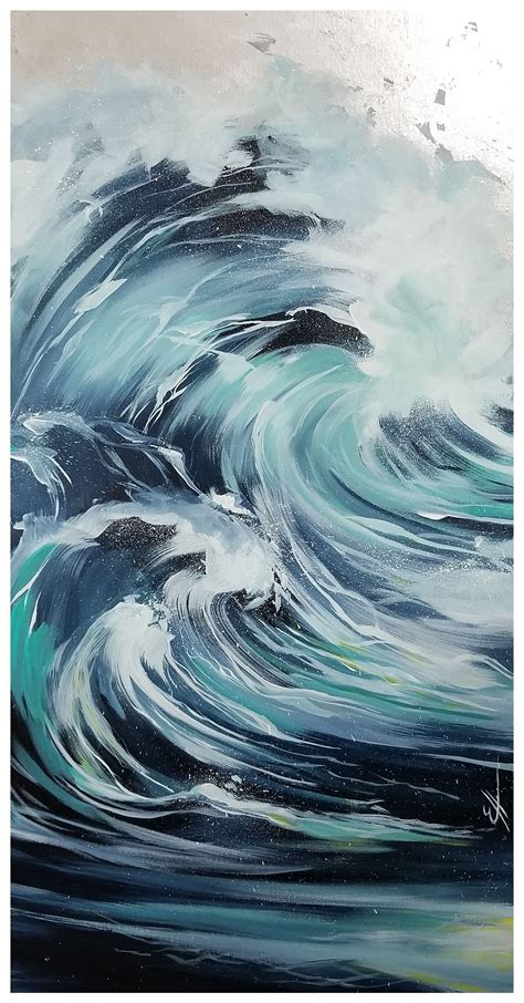 Maybe you would like to learn more about one of these? Wave Acrylic ART - What is Your Painting Style? How do you ...