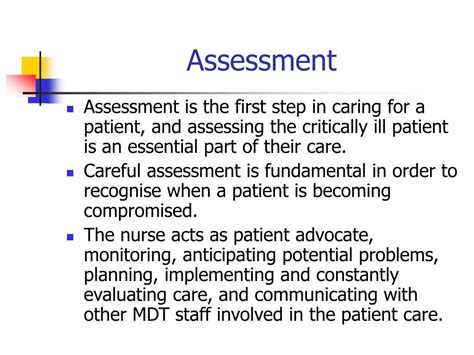 Ppt Assessment Of The Critically Ill Patient Powerpoint Presentation