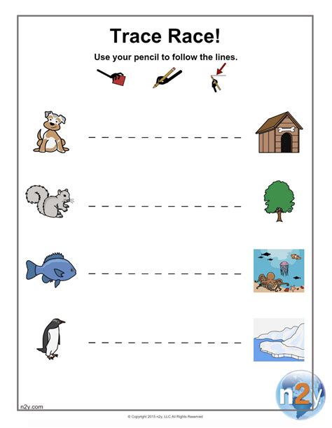 Tracing Horizontal Lines Worksheets For Preschool Name Tracing 127