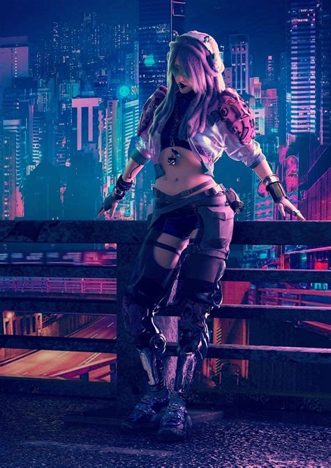 Cyberpunk Female Wallpaper