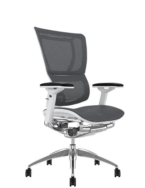 Mirus mesh office chair with white frame. Mirus Mesh Office Chair with White Frame | Ergohuman