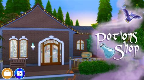 Magic Potions Shop The Sims 4 Speed Build Youtube