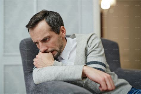 Nervous Man Faced With Problem Stock Photos Motion Array