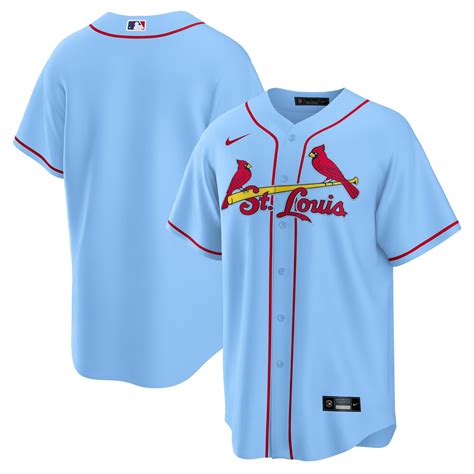 St Louis Cardinals Nike Alternate 2020 Replica Team Jersey Light Blue