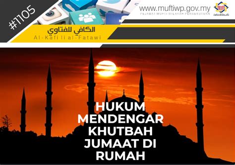 Webmaster jabatan mufti negeri pahang. Pejabat Mufti Wilayah Persekutuan - AL-KAFI #1105: HUKUM ...