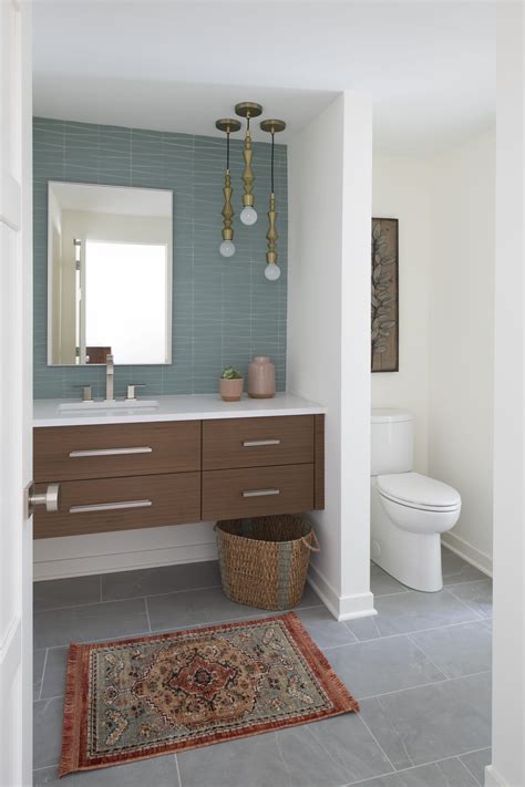 Ideas to do with mid century modern bathroom vanity could make unique and stylish vanity cabinets design as the focal point. Mid-Century Modern Home | North Oaks, MN | Mingle (With ...