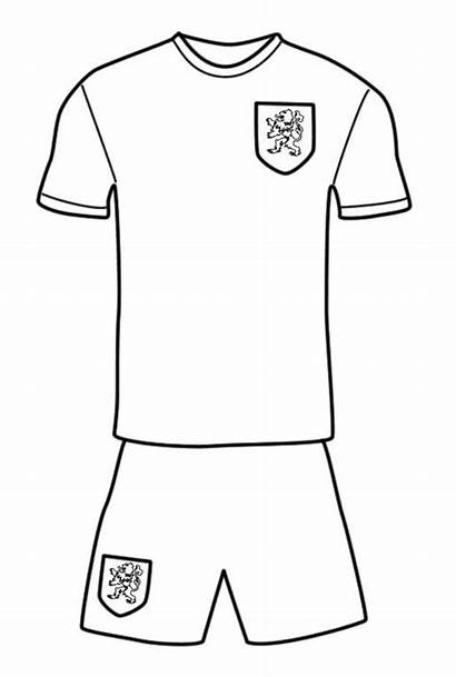 Football Coloring Colouring Pages Kit Uniform Nike