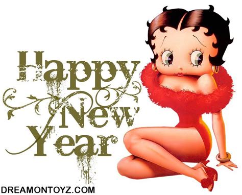 Happy New Year To Al Lmy Fellow Pinners Black Betty Boop Betty Boop Art Happy Year Merry