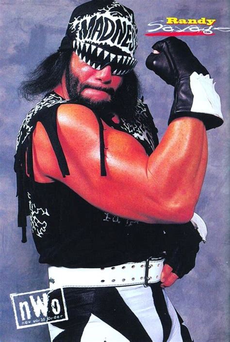 Macho Man Randy Savage Pinup Poster WCW Magazine September 1997