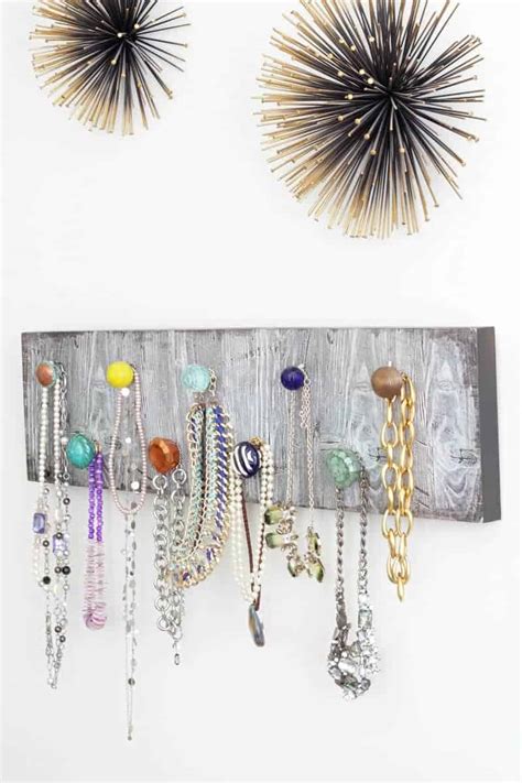 How To Make A Diy Necklace Holder To Organize Your Jewelry