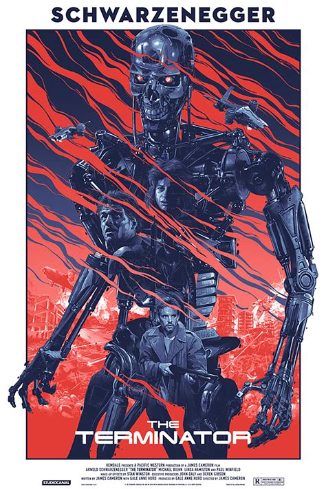The Terminator Future War Vintage Movie Poster Etsy Movie Posters