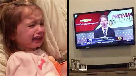 Little Girl Cries After Seeing Dad On Tv Rtm Rightthisminute