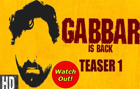Gabbar Is Back Teaser Vigilante Asking You To Join Forces