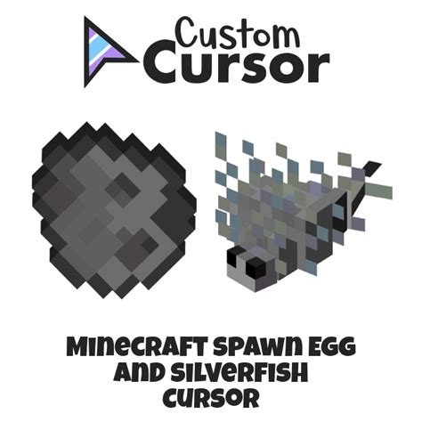 Minecraft Spawn Egg And Silverfish Cursor Custom Cursor