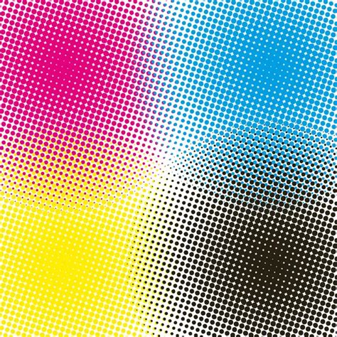 Halftone Cmyk Vector Illustration Background — Stock Vector © Alvaroc