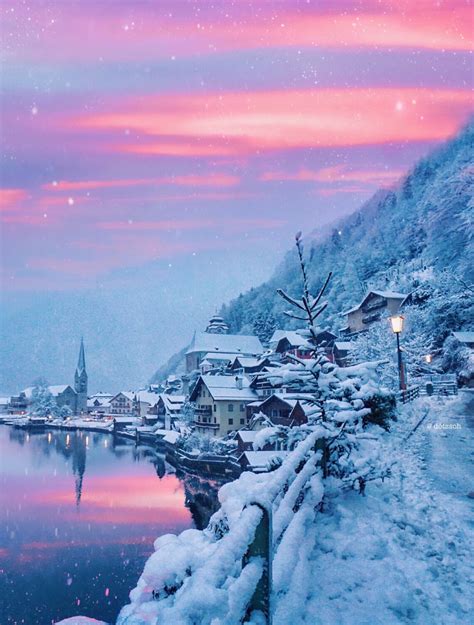 Winter In Hallstatt Austria Dotz Soh