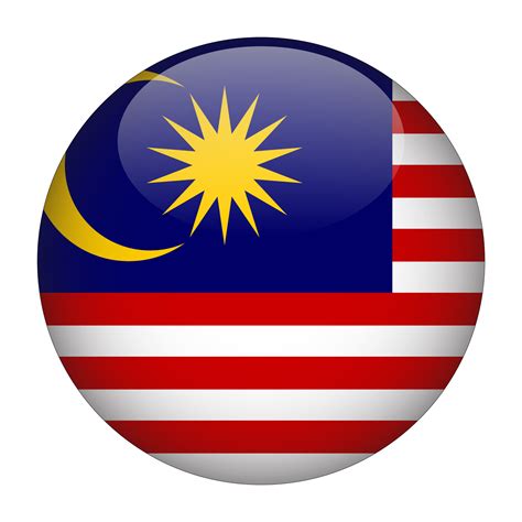 Malaysia 3d Rounded Flag With Transparent Background 15272141 Png