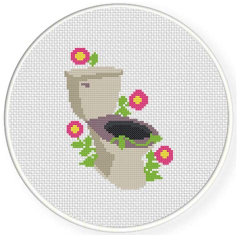 Wholesale distributor for counted cross stitch patterns, cross stitch supplies, and needlework supplies. Charts Club Members Only: Flowery Toilet Cross Stitch ...
