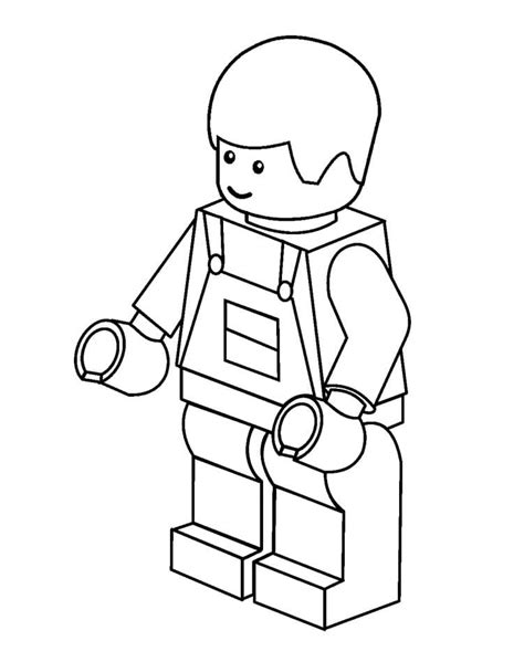 Fise De Colorat Cu Lego Thor Ținând Ciocanul Descărcați Imprimați