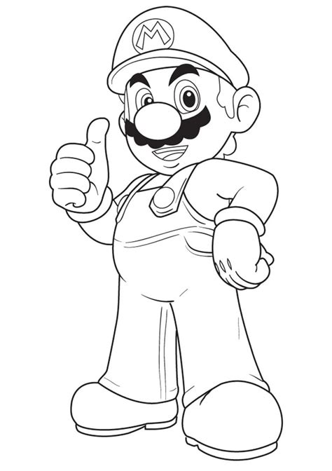 Dibujos Mario Bros Para Colorear 100 Imágenes Se Imprimen Gratis