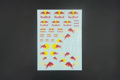 Red Bull Decals For 135 Or 132 Scale Models Orlandoo Hunter