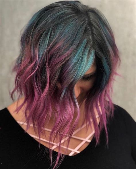 10 creative hair color ideas for medium length hair pop haircuts cores de cabelo cabelo