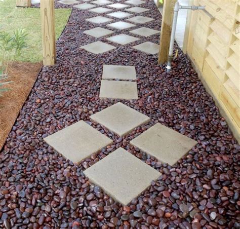 Landscaping With River Rock Best 130 Ideas And Designs Walkway Rocks