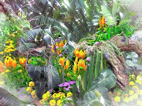 Mystical Garden Digital Art By Rob Olson Pixels