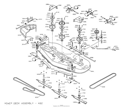 Dixon Ztr 5023 2003 Parts Diagram For Mower Deck 60