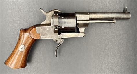 Lefaucheux 6 Shot 7 Millimeter Double Action Pin Fire Revolver 9018